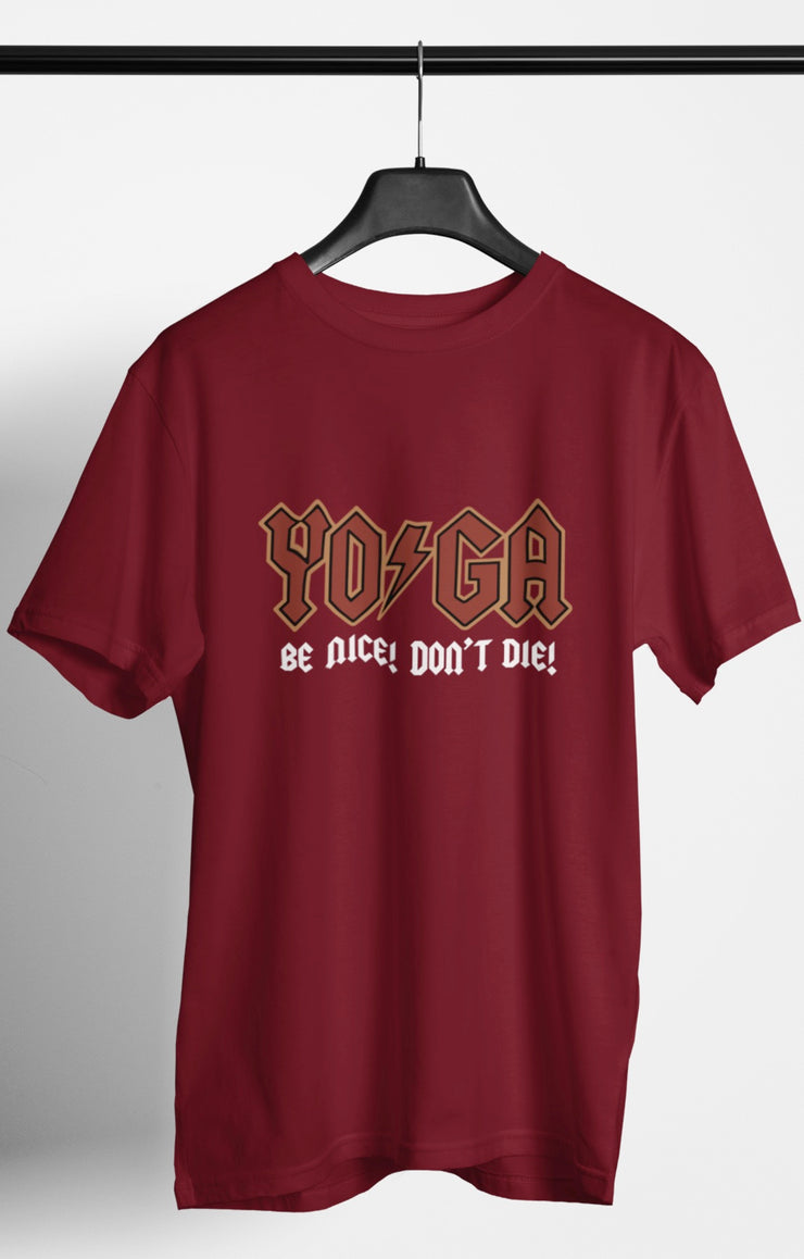 BE NICE! DON'T DIE! OVERSIZE T-SHIRT
