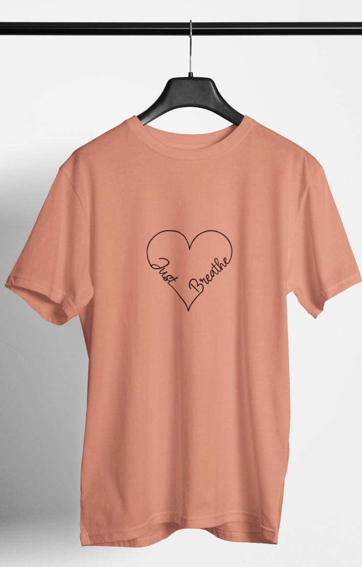 JUST BREATHE HEART Oversize T-Shirt