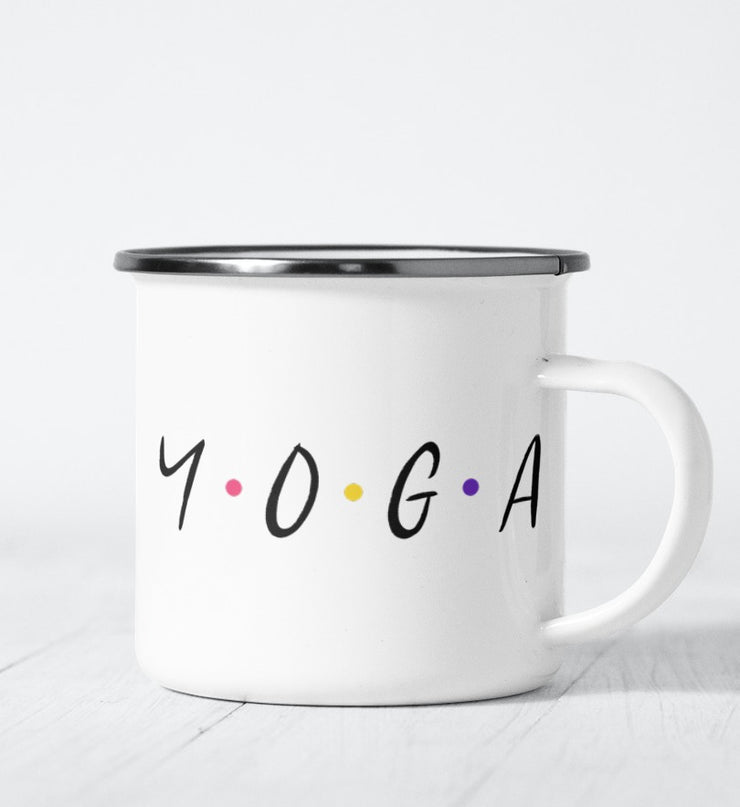 YOGA FRIENDS EMAILLE TASSE