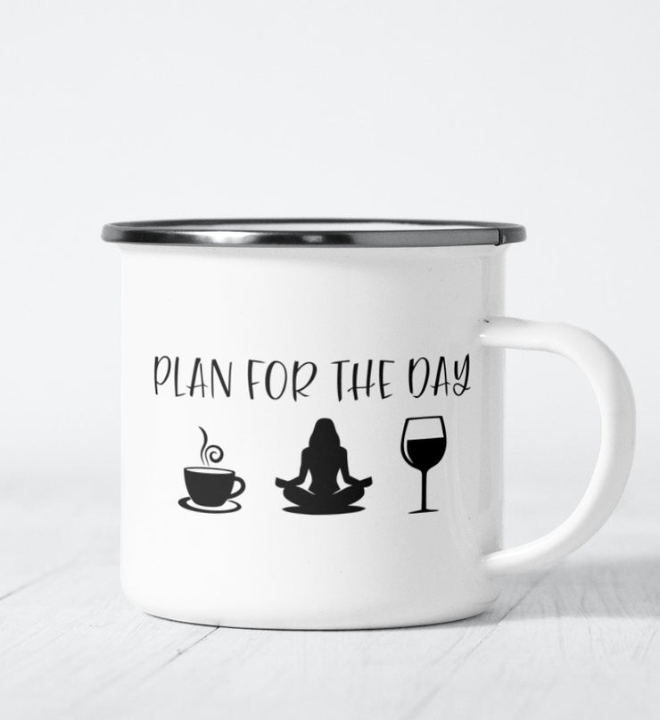 PLAN FOR THE DAY EMAILLE TASSE